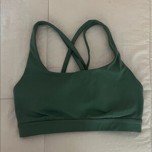 Lululemon Athletica Deep Green Sports Bra